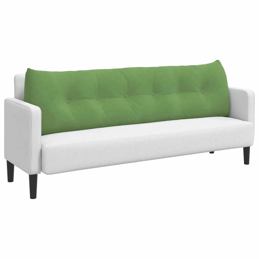 Cuscino per Schiena Verde chiaro 180 x 24 x 50 cm Velluto 42014577