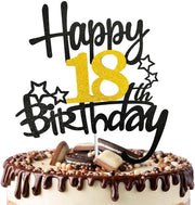 Decorazione per torta per festa di compleanno bling - Design decorativo per torta - Accessori per festa di compleanno - Materiale di alta qualità - Dimensioni 16 x 17,5 cm - Facile da montare - Torta per compleanno
