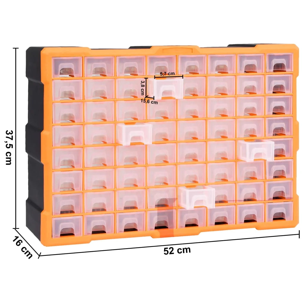 Organizer multi-cassetto con 64 cassetti 52 cm 02_0003261