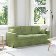 Divano Verde chiaro 198 x 78 x 80 cm Velluto 42024434