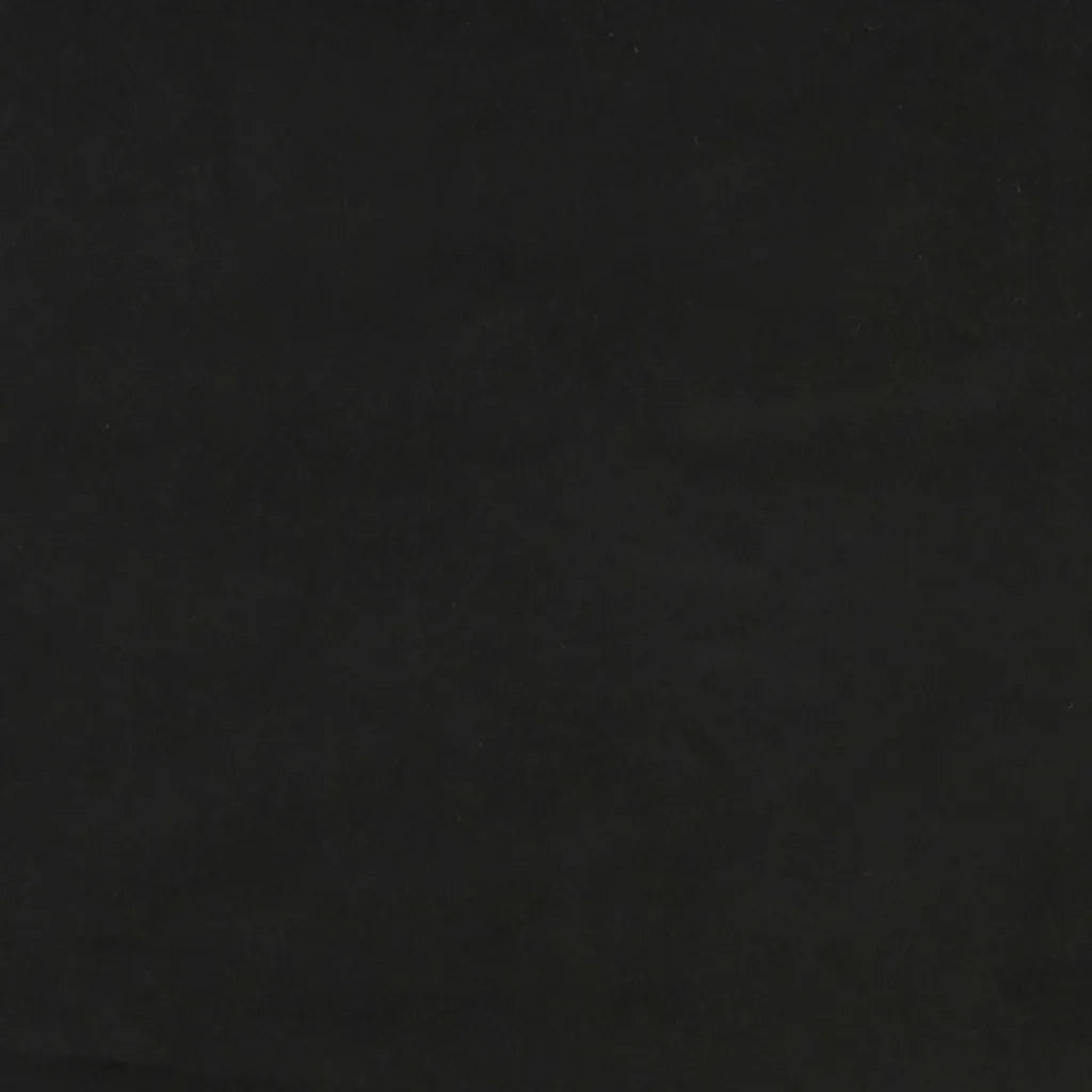 Testiera ad Orecchio-Testata con Orecchie Nera 83x16x118/128 cm in Velluto 902845