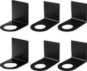 Set di grucce per parete bagno - Spaziale - 6 pezzi - Acciaio inossidabile