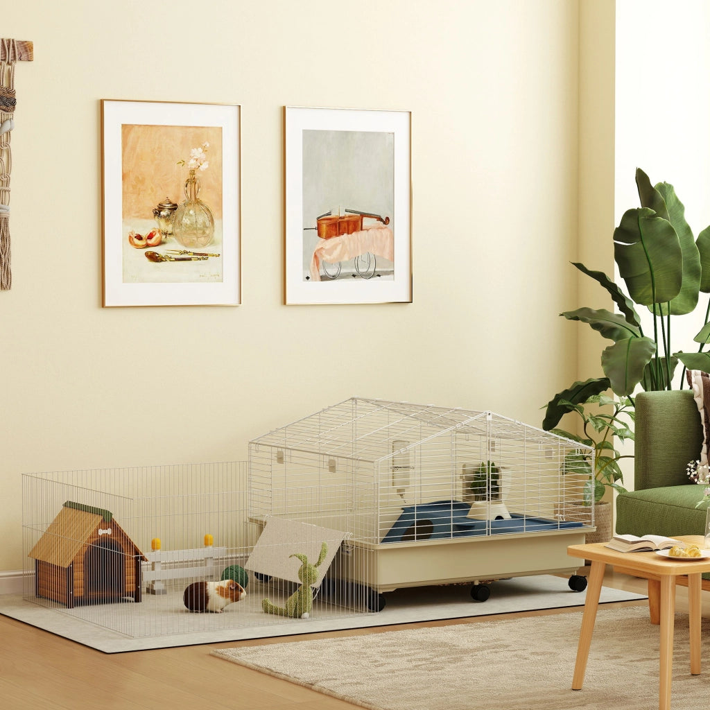Casetta per animali domestici ¨C Minimal ¨C 2 livelli, bianco