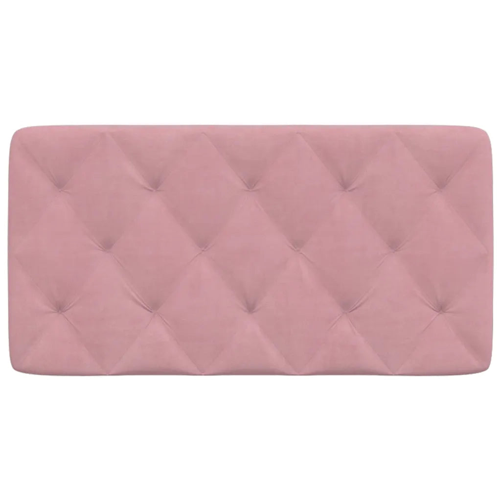 Cuscino Testiera-Cuscino per Testiera Rosa 100 cm in Velluto