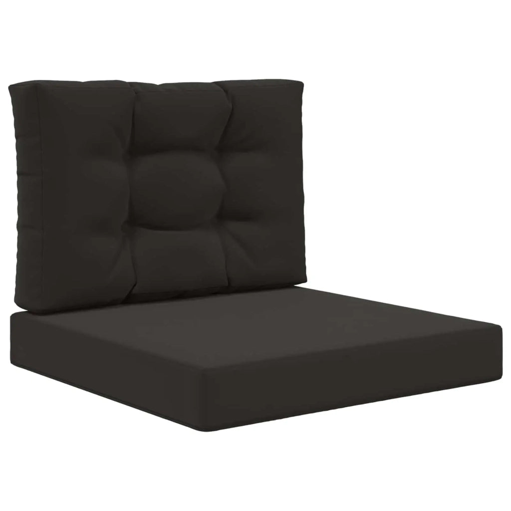 Cuscino per divano da esterno 2 pcs Nero Poliestere 900734