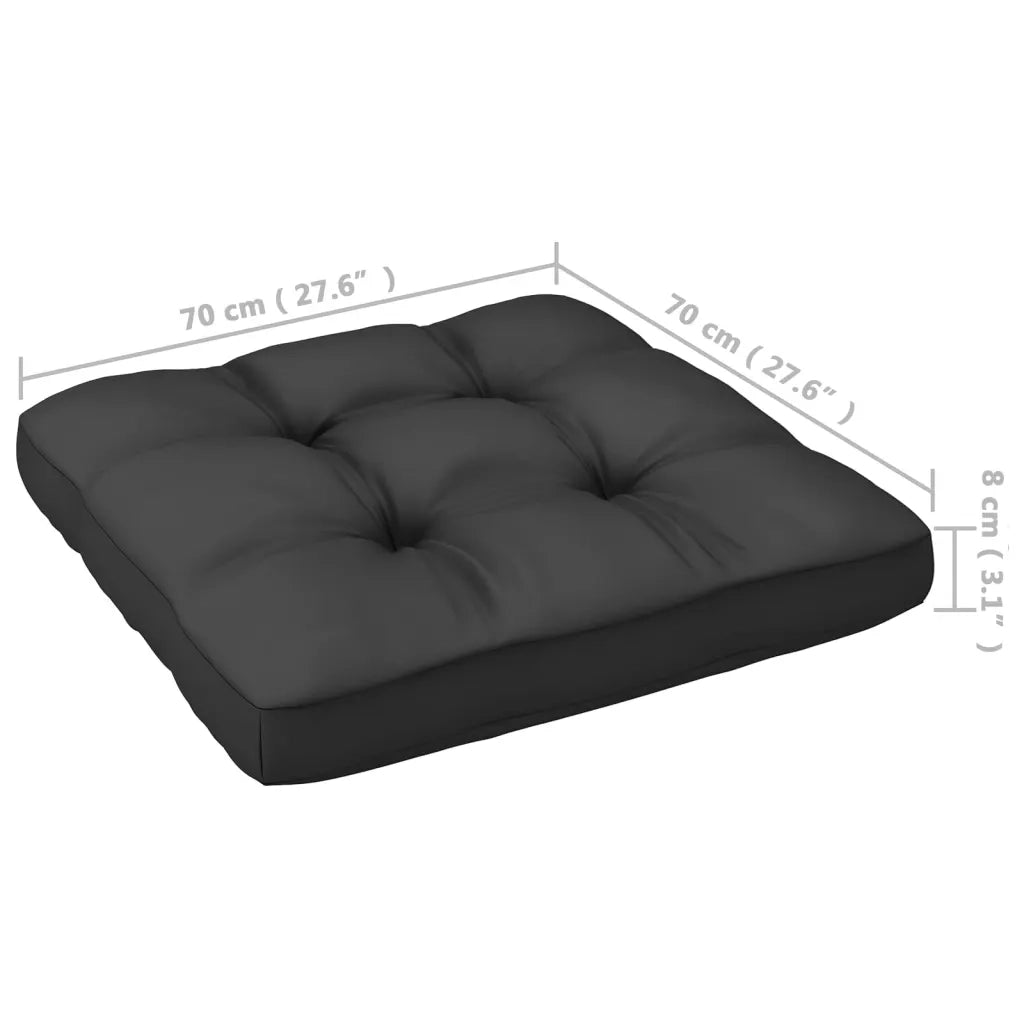 Set Divani Giardino 6 pz con Cuscini in Legno Massello di Pino 3083765