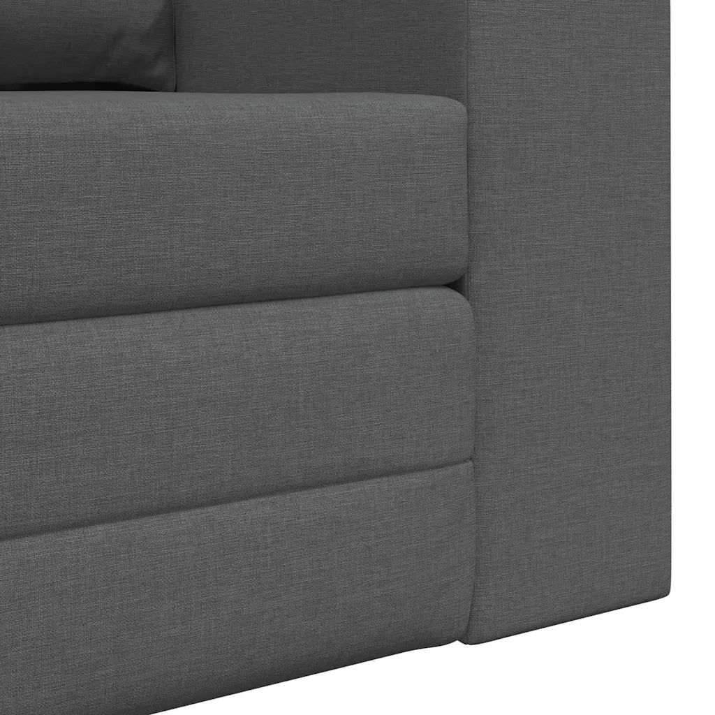 Divano letto | Sof¨¤ letto | Letto singolo 60cm Grigio scuro Tessuto