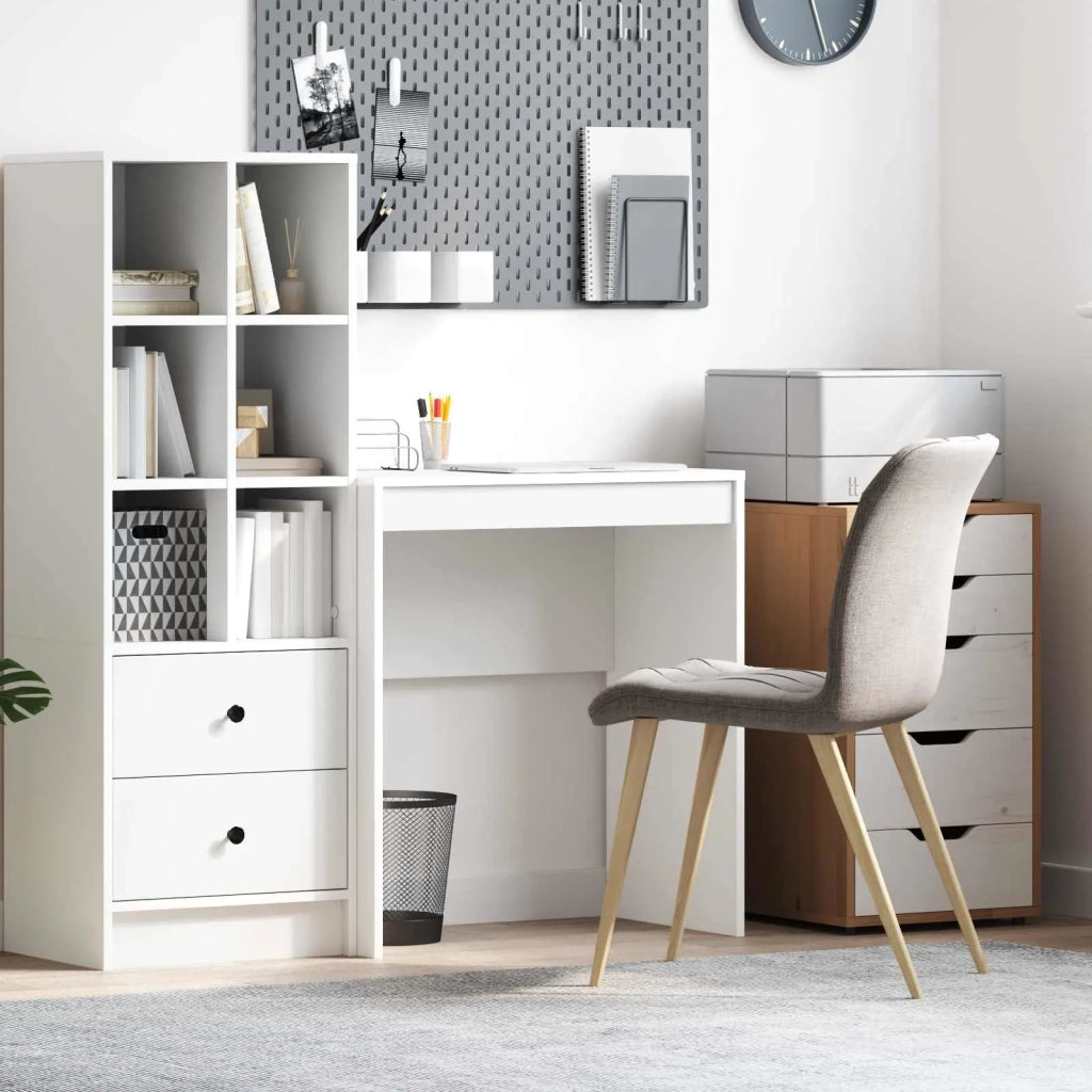 Scrivania | Tavolo da Ufficio Bianco 70 x 40 x 76 cm