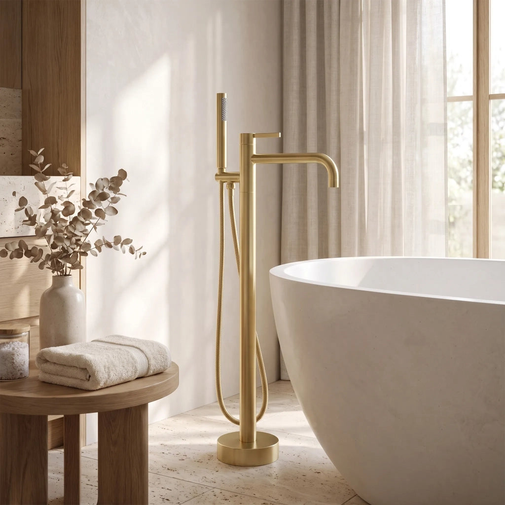 Rubinetto Indipendente Rea Foster Brush Gold
