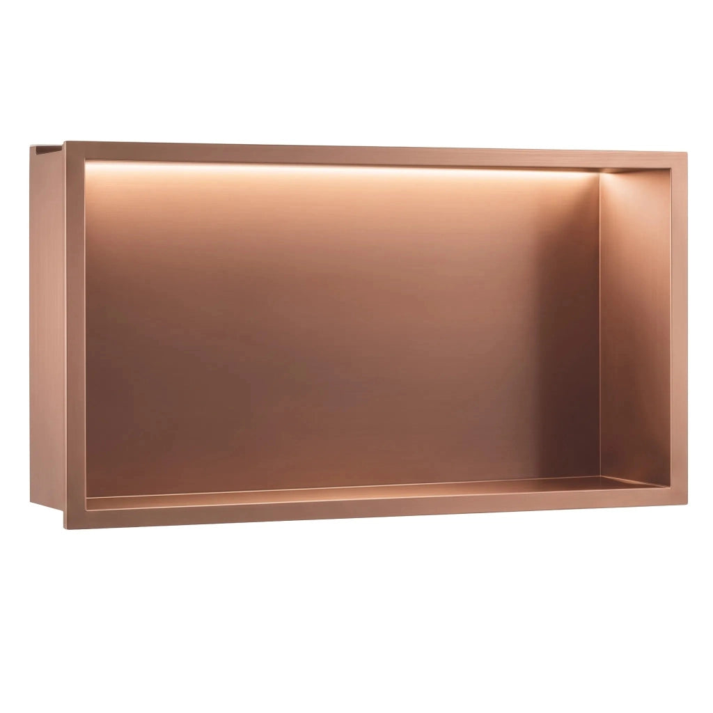 Mensola Bagno Led 30x60 Brush Copper