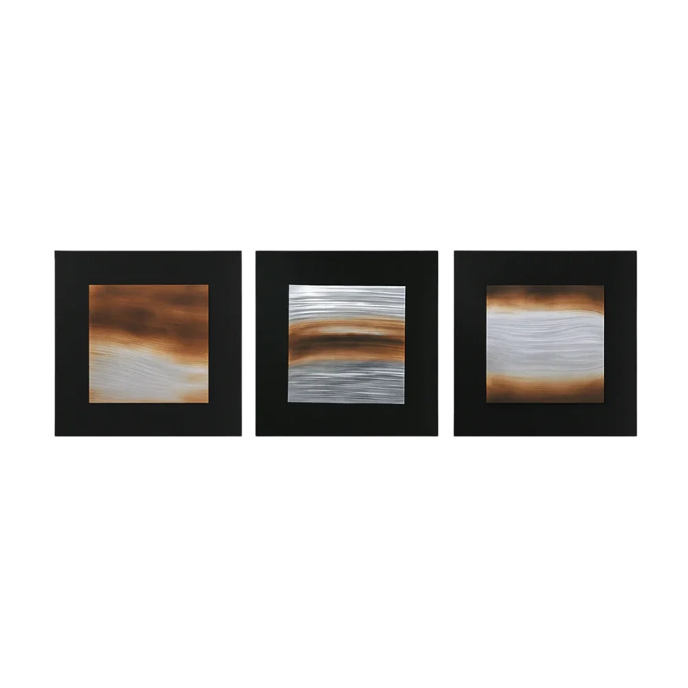 Olio su tela da parete strokes 80x80 cm design moderno | Duzzle