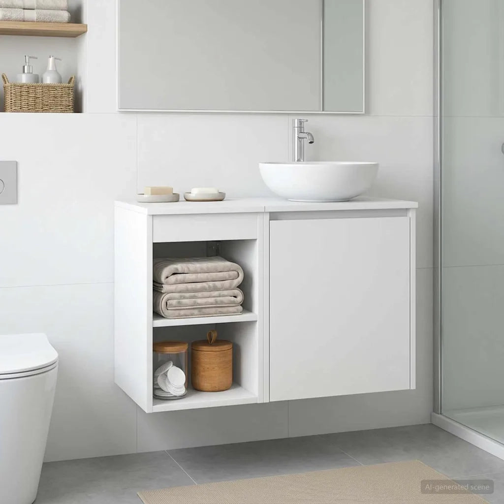 Armadio Bagno In-between Bianco 30 x 41 x 50 cm 890342