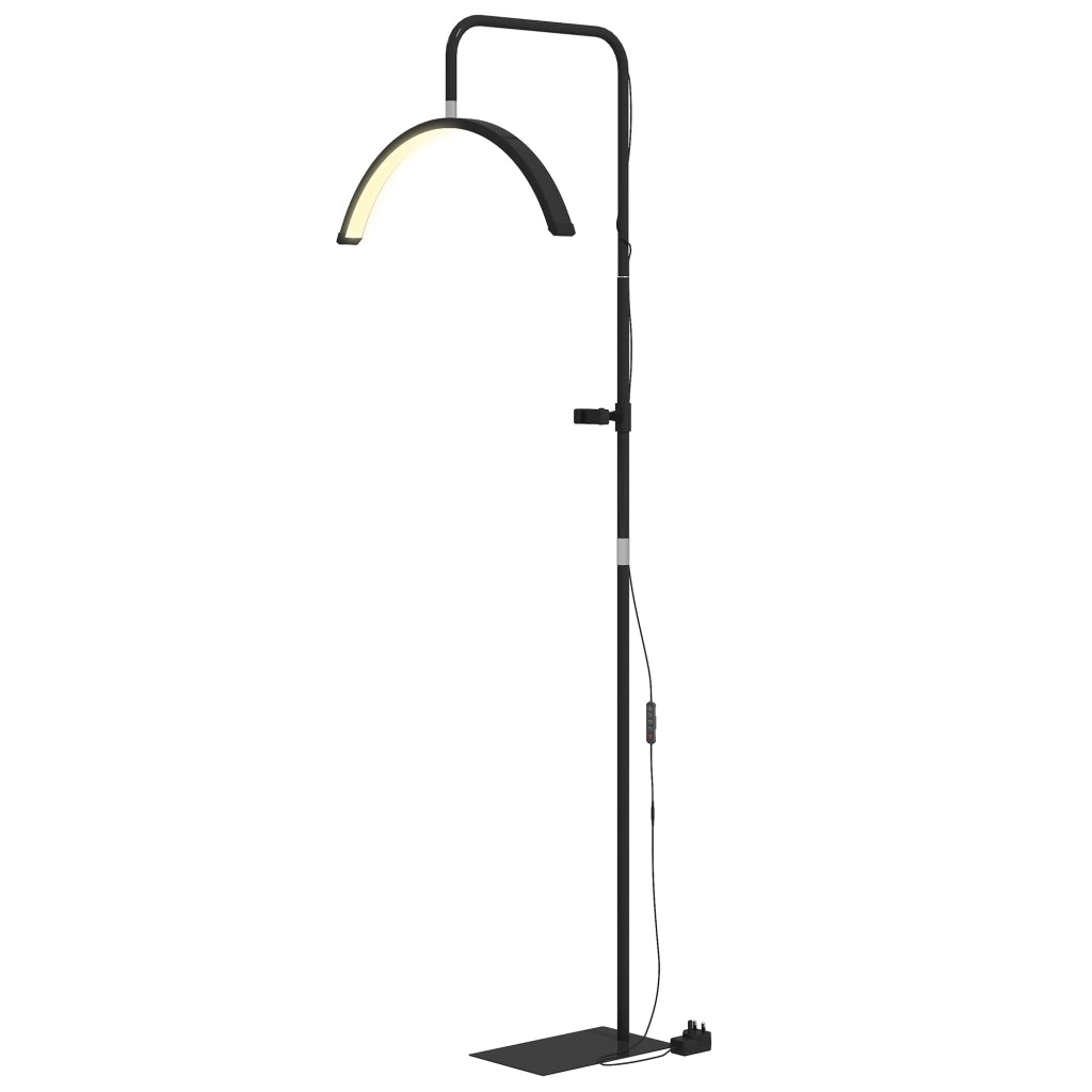Lampada da terra LED rotativa 350¡ã ¨C Minimal ¨C nero, dimmerabile, 36 W