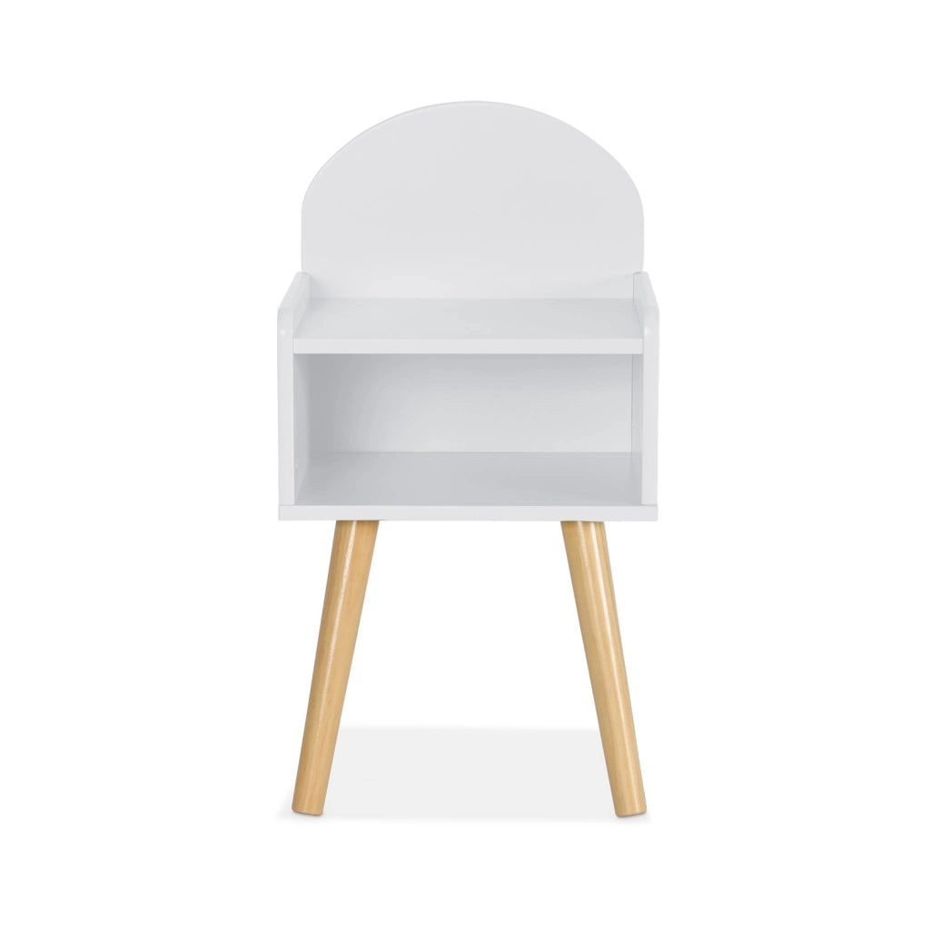 Comodino per bambini, bianco