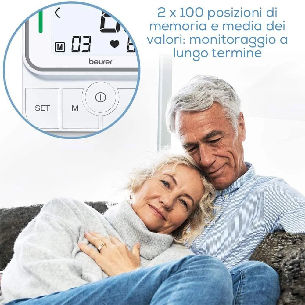 Beurer BM 51 Misuratore di Pressione Sanguigna Automatico da Braccio