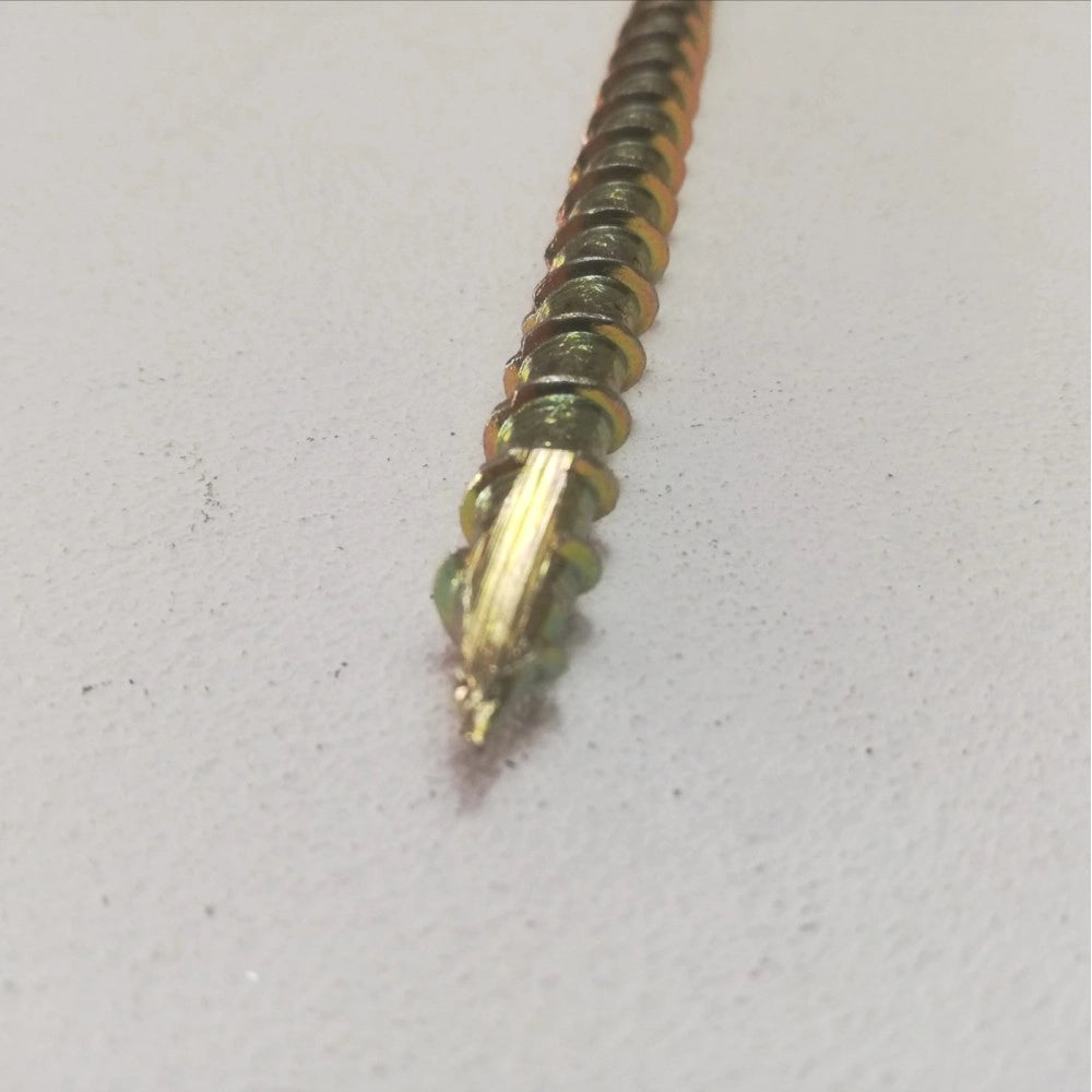 Vite 8x200mm tps testa conica gialla per legno impronta torx - 10pz