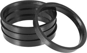 Autostrisce universali nero, 71,5 mm a 63,5 mm - Set da 4 pezzi
