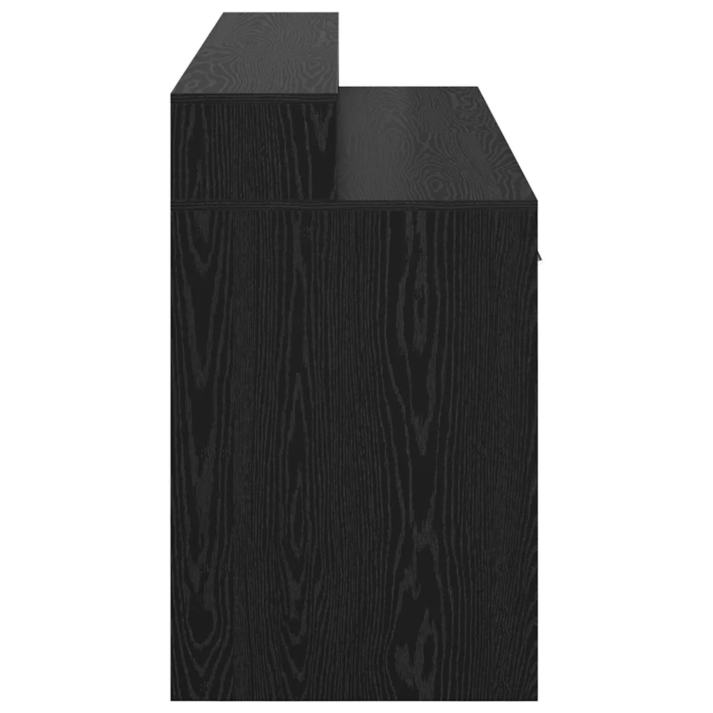Scrivania Rovere nero 160 x 55 x 91 cm Legno multistrato 3365615