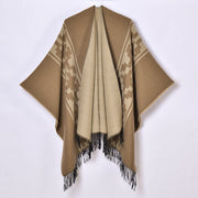 Sciarpe da donna all'ingrosso, scialli grandi in jacquard con nappe semplici
