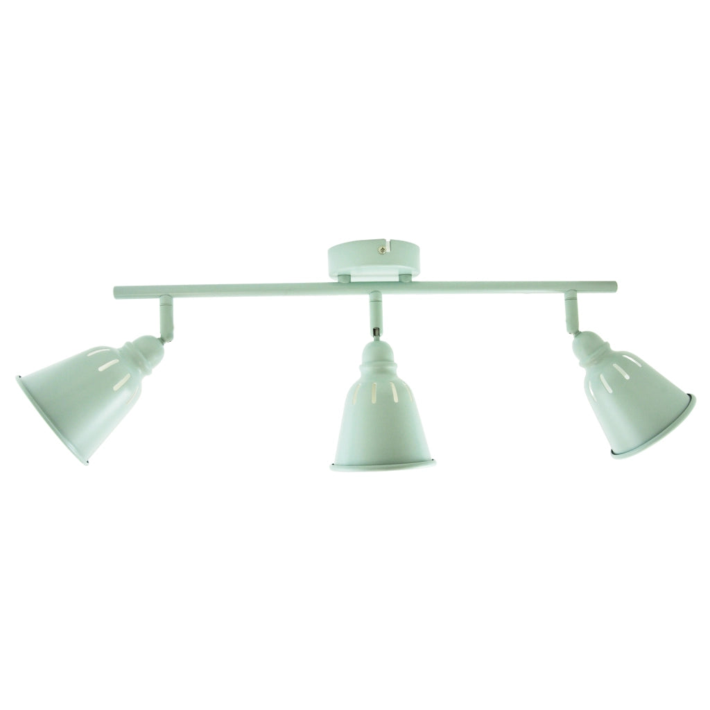Lampada parete/soffitto orientabile 3 luci menta E14 Polux