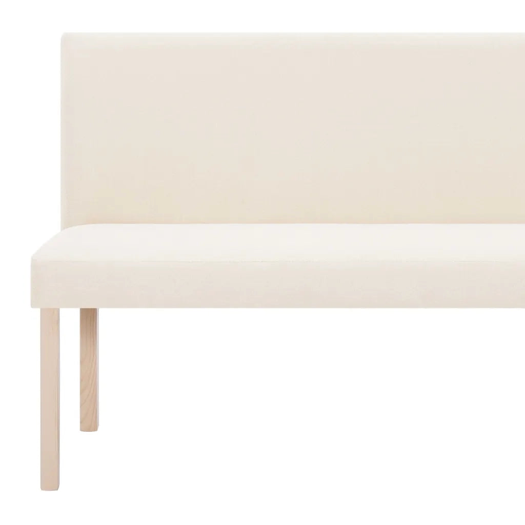 Panca-Sgabello 139,5 cm Crema in Poliestere