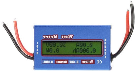 Wattmetro Digitale 60 V 100 A con Alta Precisione - Voltmetro Ampèremetro Stato di Carga con Alta Precisione