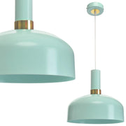 Lampada a sospensione MALMO Milagro menta oro Ø30 E27