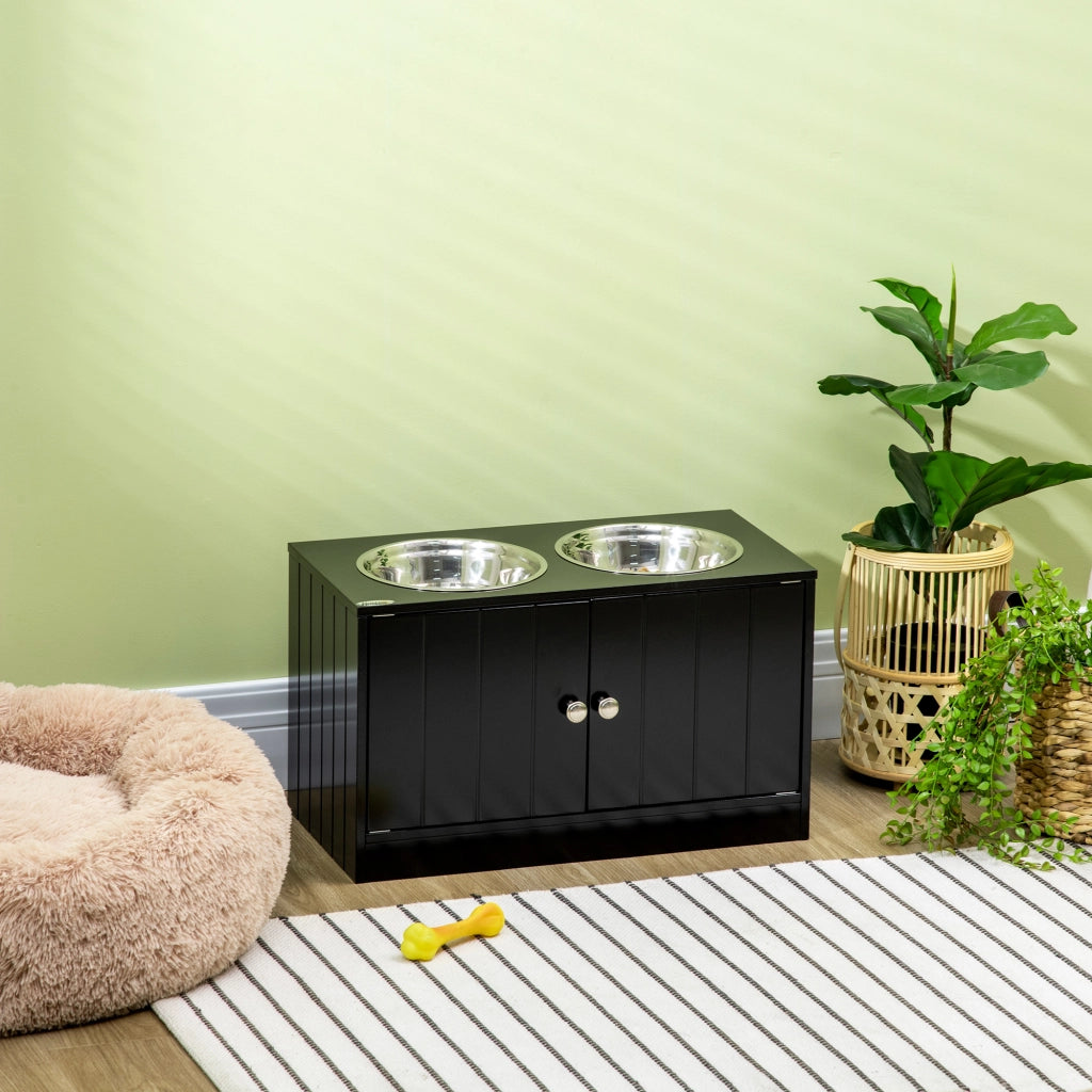 Ciotole per Cani e Gatti Sollevate ¨C Minimal ¨C 60x30x35,5 cm