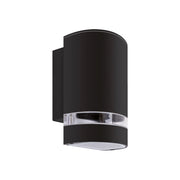 Applique esterno moderno nero GU10 IP54 BRUNO Struhm