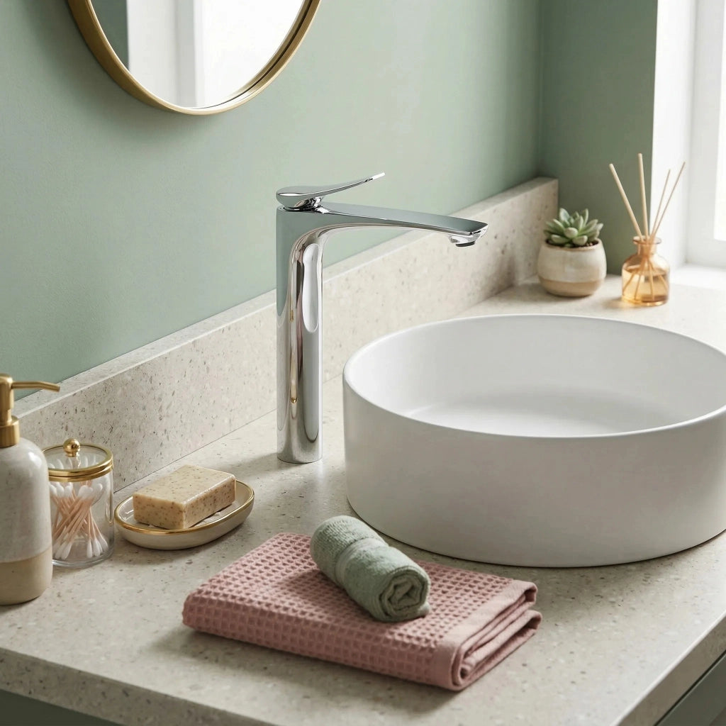 Rubinetto Da Lavabo Premium Rea Vision Chrome High