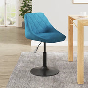 Sgabello da Bar Blu in Velluto 335320