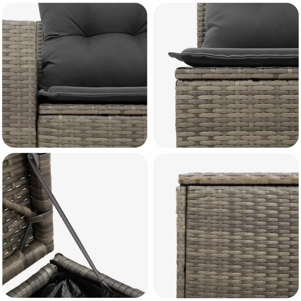 Set di divani 5 pz Grigio e Grigio Scuro 3447860