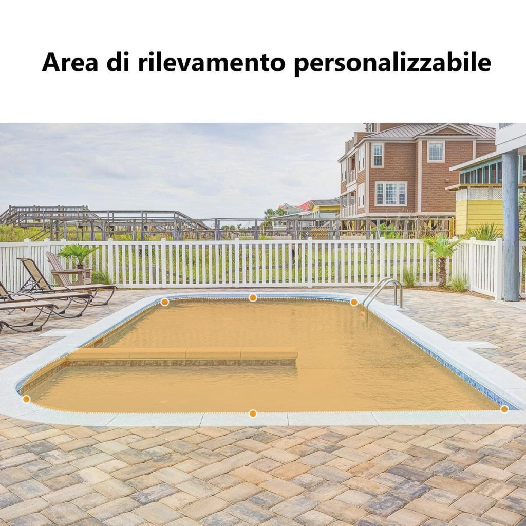 Imou IPC-S7CP-3M0WE Cruiser 2C Telecamera IP Esterno Motorizzata 360° 3MP 2K Wi-Fi 6 IP66 Visione Notturna colore Bianco