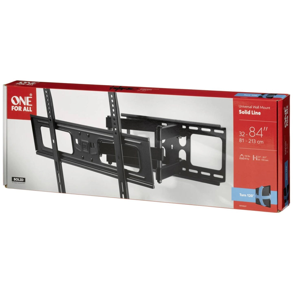 One For All Supporto TV orientabile Solid Turn 120 Double VESA 600