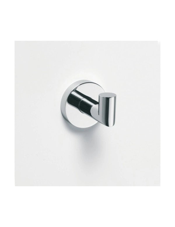 Appendiabiti singolo OMEGA ottone cromato 5,5x5,5x7 cm