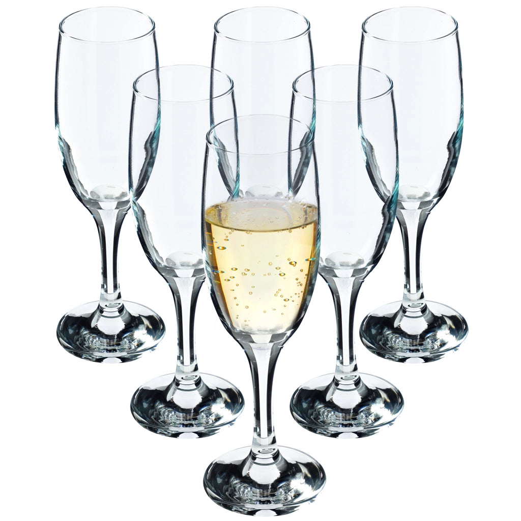Set di 6 bicchieri da champagne/prosecco KADAX da 190 ml