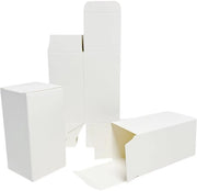 Cartone decorativo da 50 pezzi - Dozzina rettangolare - Dozzina decorativa con coperchio - Facile da assemblare - 100% riciclabile - Carattere rustico accattivante