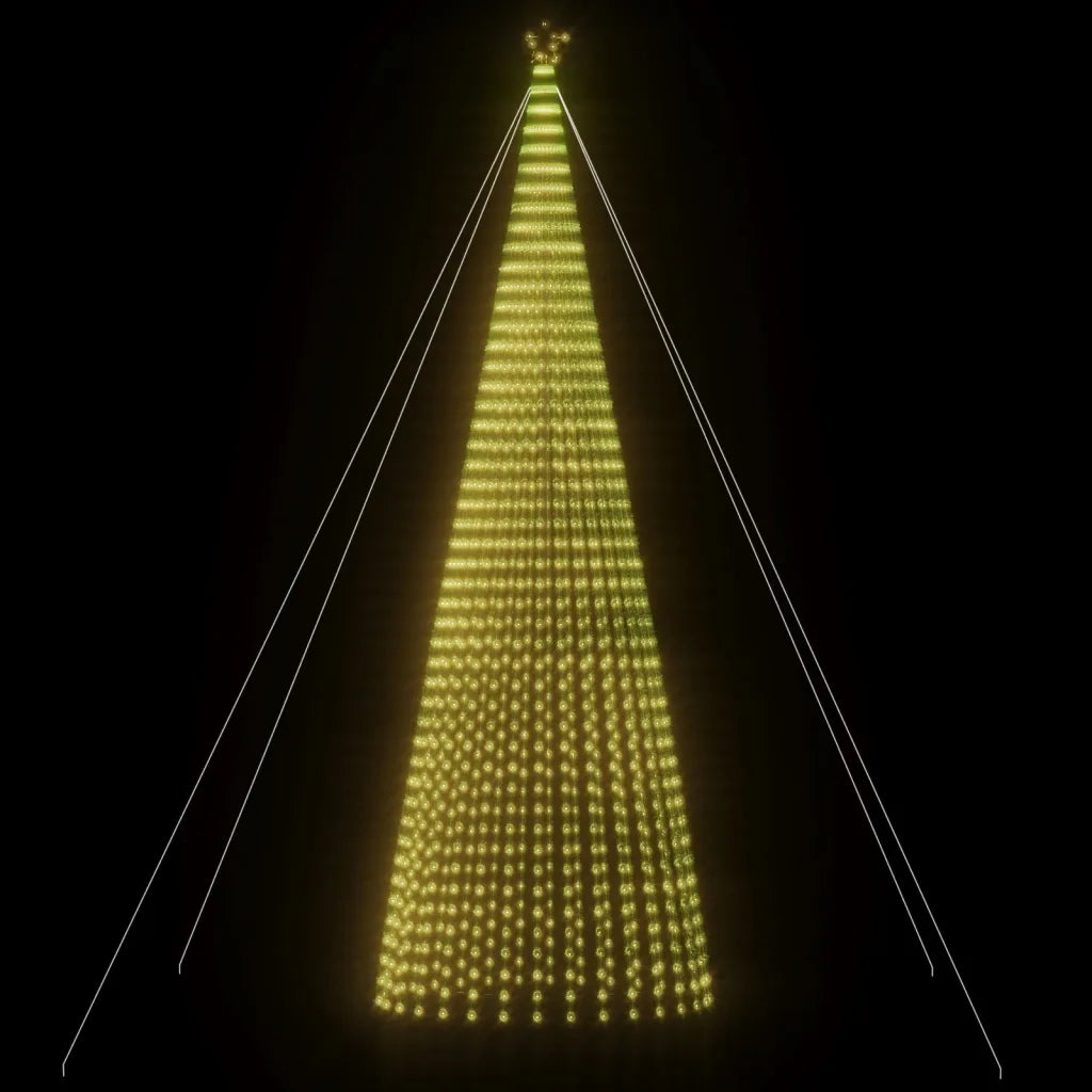Illuminazione Albero Natale a Cono 1544LED Bianco Caldo 500cmcod mxl 83427