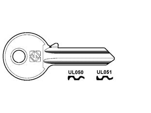 CHIAVI PER CILINDRI UNIVERSAL 5 SPINE GRANDI- - UL050 DX - 100 pezzi SILCA