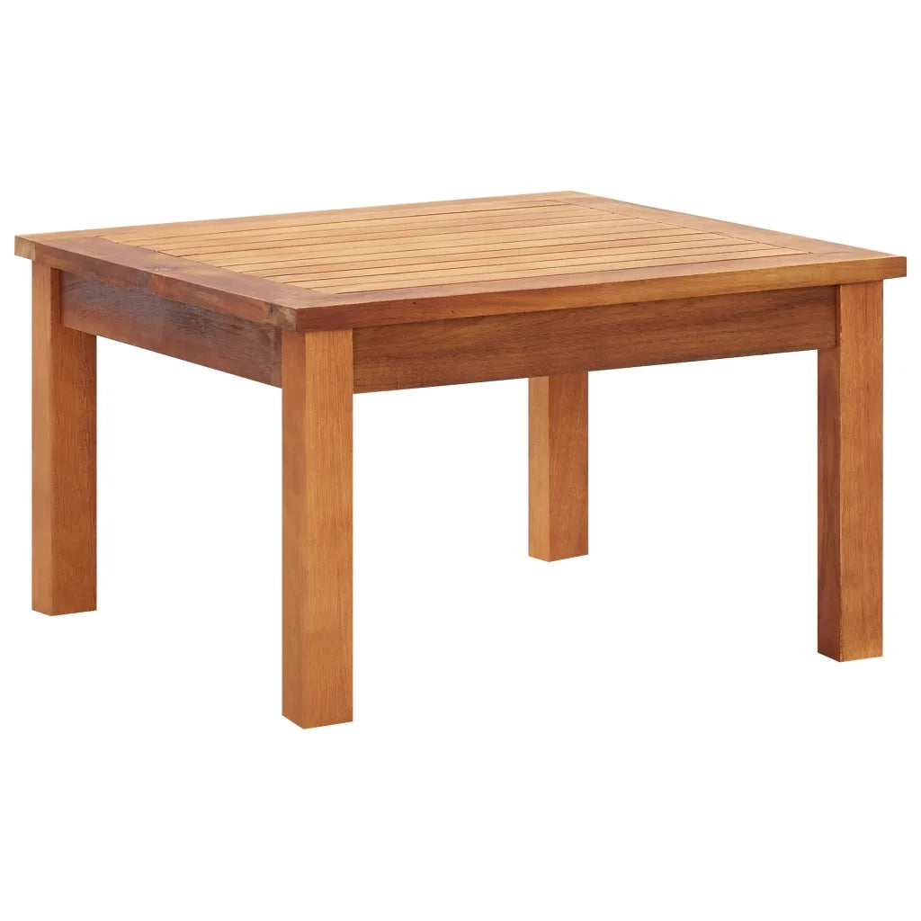 Tavolino da CaffÃ¨ per Giardino 60x60x36 cm Legno di Acacia cod mxl 46586