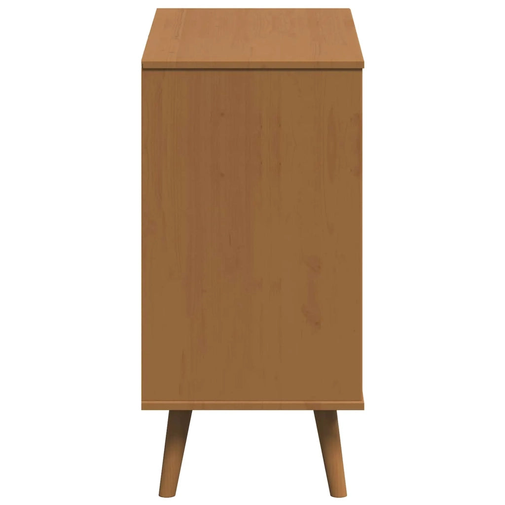 Cassettiera MOLDE Caramello 80 x 40 x 80 cm 42020936