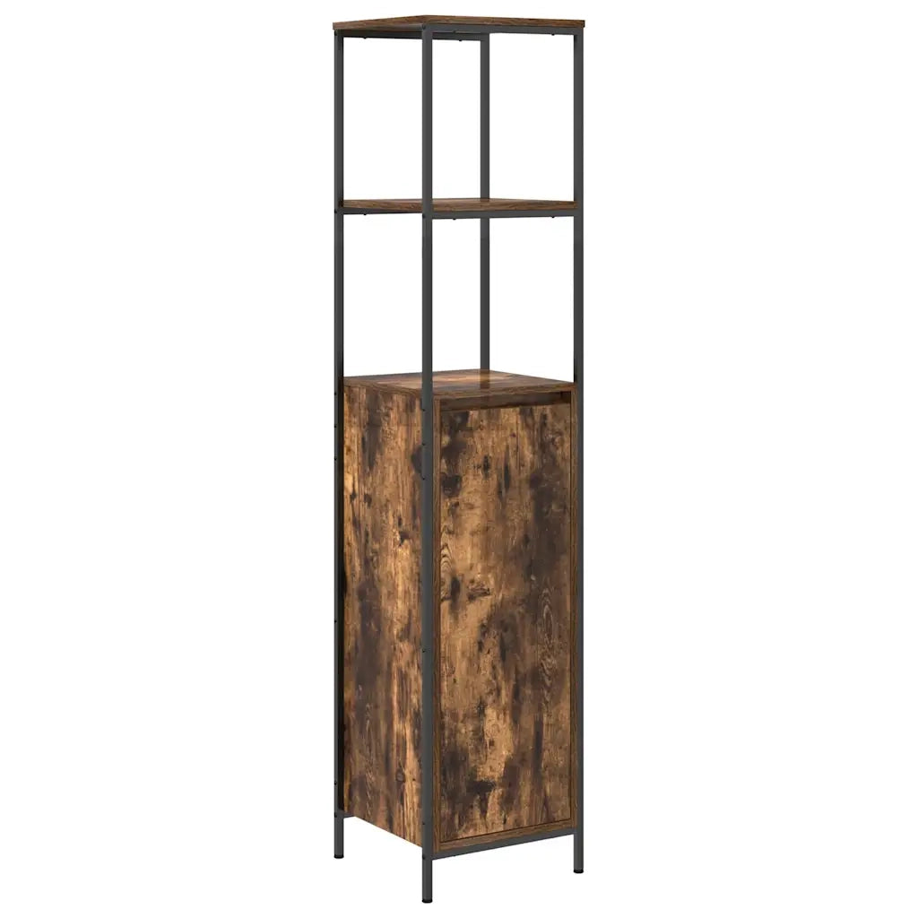 Set di mobili per il Bagno | Armadio da bagno 5 pz Marrone Legno multistrato