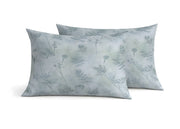 Coppia Federe Cuscino Letto Con Bottoni Laterali 100% Cotone Disegno Soffione GI - Federe - Verde