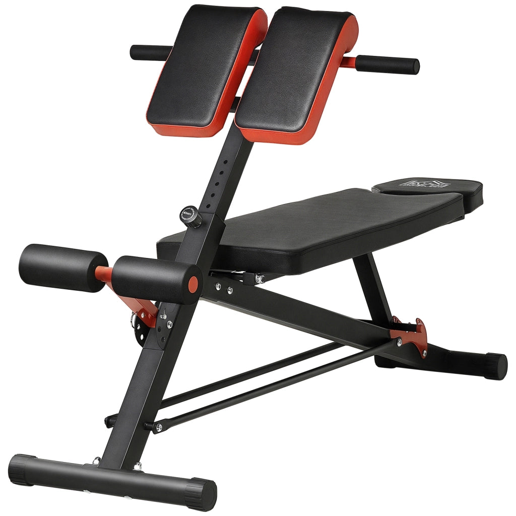 Panca Pesi Multifunzione ¨C Xylo ¨C Schienale Regolabile 3 Posizioni 64x146x73,5-85 cm Nero