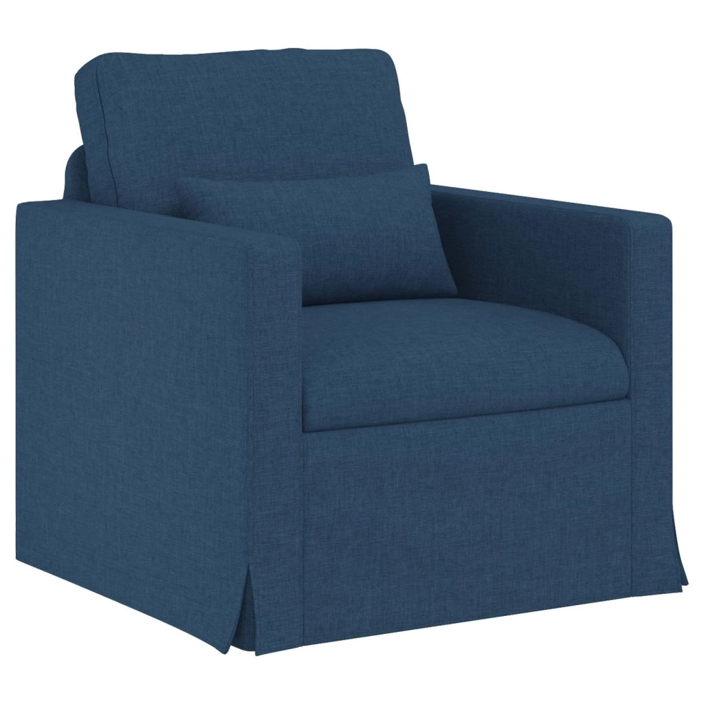 Set di divani 2 pcs Blu 198 x 78 x 80 cm Tessuto 3407587