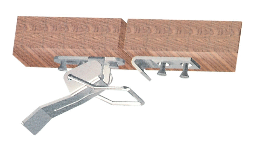 BL CHIUSURA PER TAVOLO A LEVA FERRO ZINC 77 MM 2 PZ- 5,0 blister