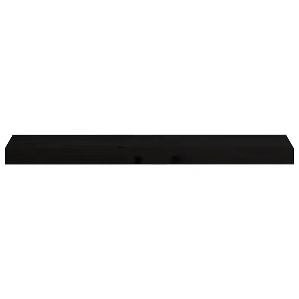 Davanzali 2 pz Marrone Scuro 70x15x2 cm Legno Massello Rovere