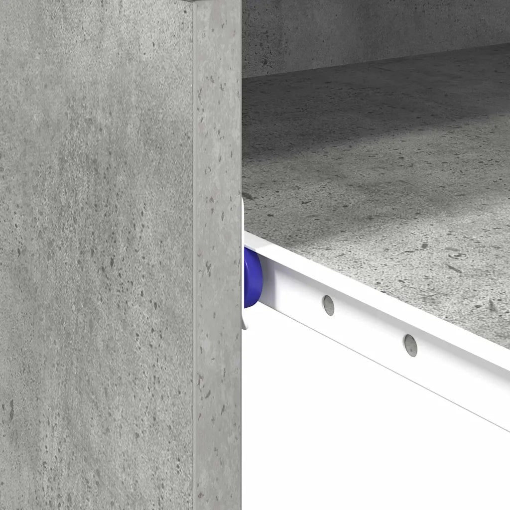 Scrivania Grigio cemento 77.5 x 43 x 79 cm Legno multistrato 869517