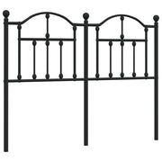 Testiera-Testata del letto in Metallo Nero 120 cm