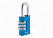 LUCCHETTO A COMBINAZIONE A 3 COMBINATORI- - mm.28,5 blu (P0153027B) - 12 pezzi ISEO